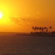 Zonsondergang met zicht op |Bali